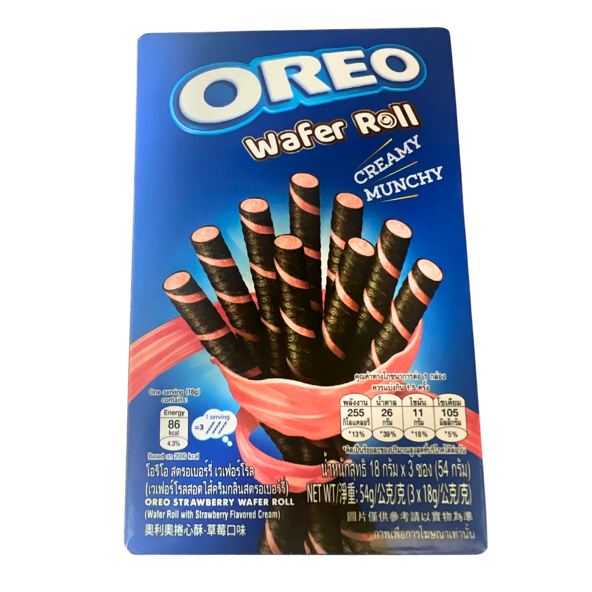 Oreo Water Roll - Strawberry