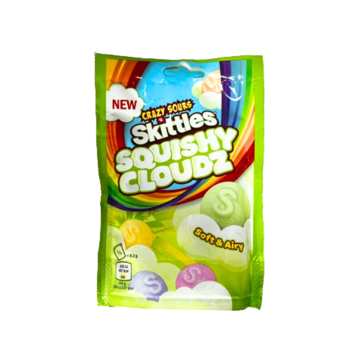 Skittles - Crazy Sour Squishy Clouds Soft & Airy