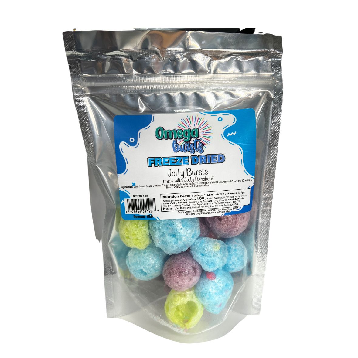 Freeze Dried Jolly Rancher Bursts