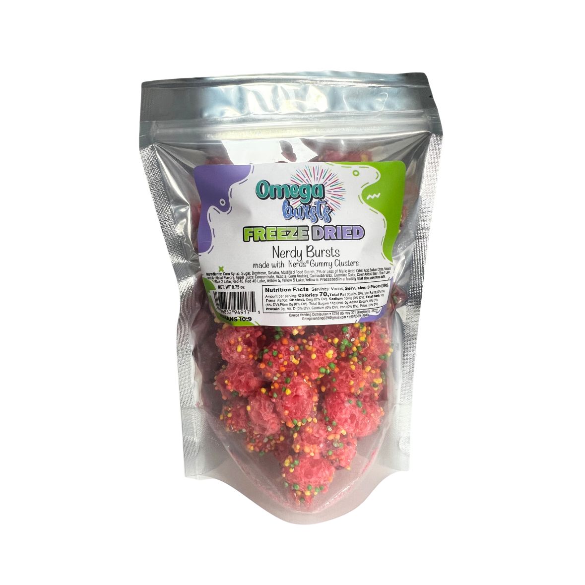 Freeze Dried Nerdy Gummy Clusters